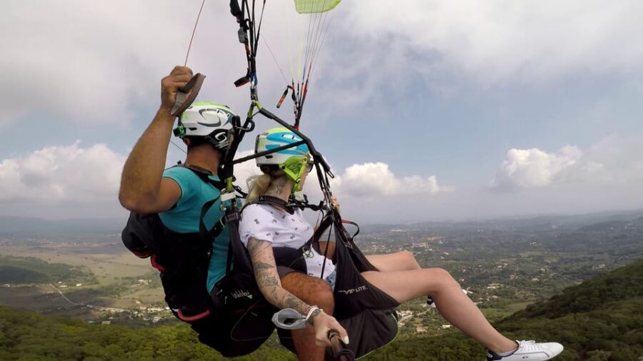 Corfu: Paragliding Tandem Flight Above Pelekas Town - Video after your flight: what you get and what costs extra