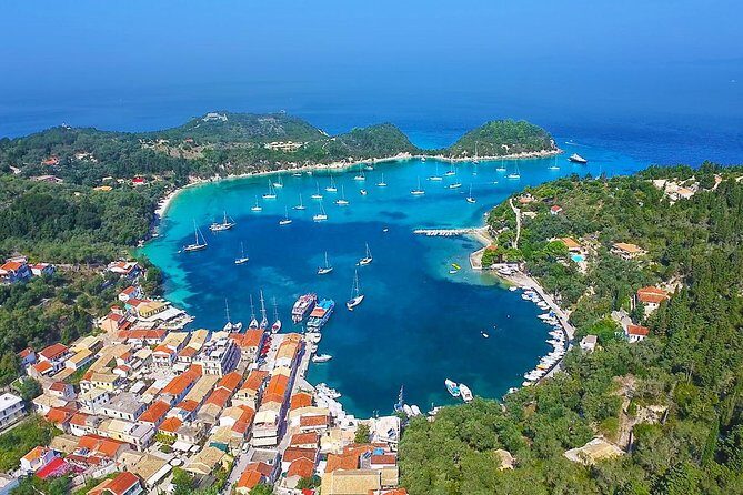 Paxos Antipaxos Blue Caves (Lakka Village) from Corfu - First wave of views: Corfu Old Town and Mon Repos Palace